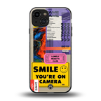 nostalgic stickers back phone cover | glass case for iphone 15