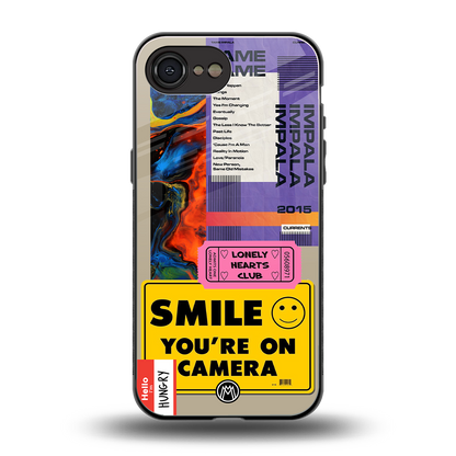 nostalgic stickers back phone cover | glass case for iphone 16e