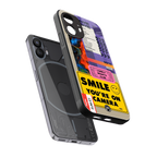 nostalgic stickers back phone cover | glass case for nothing phone 2