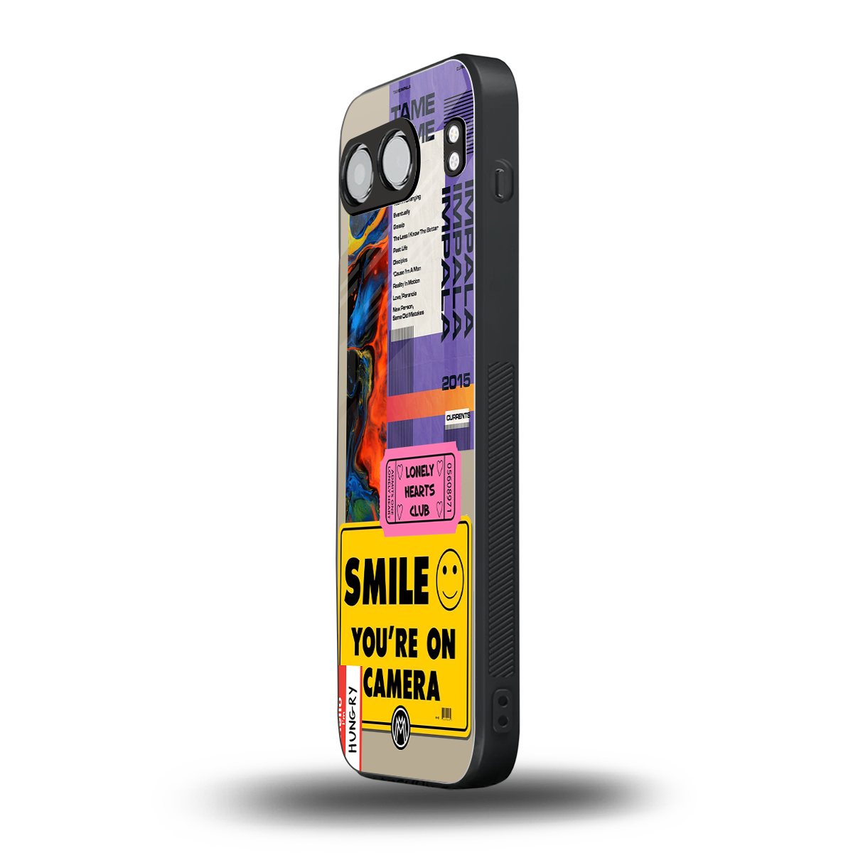 nostalgic stickers back phone cover | glass case for oneplus nord 4