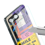 nostalgic stickers back phone cover | glass case for oneplus nord 4