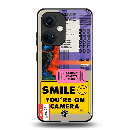 nostalgic stickers back phone cover | glass case for oneplus nord ce 3