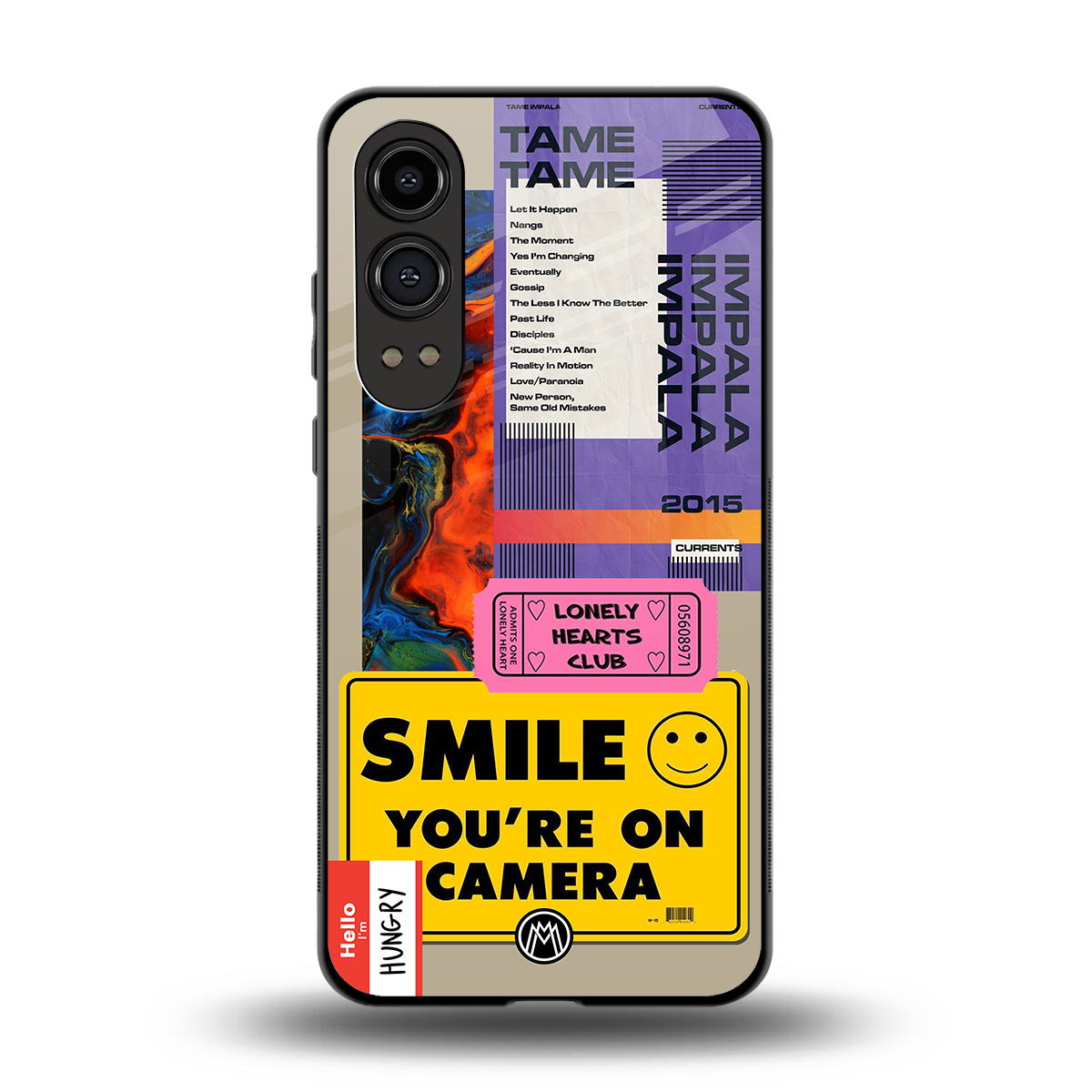 nostalgic stickers back phone cover | glass case for oneplus nord ce 4 lite