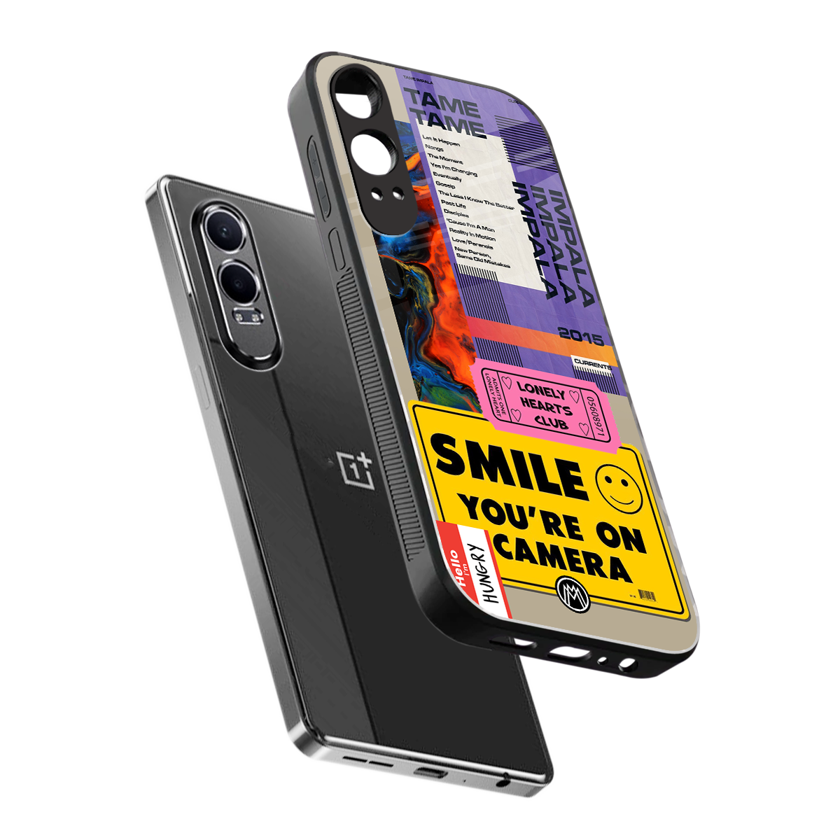 nostalgic stickers back phone cover | glass case for oneplus nord ce 4 lite