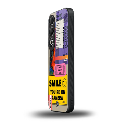 nostalgic stickers back phone cover | glass case for oneplus nord ce 4