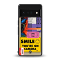 nostalgic stickers back phone cover | glass case for google pixel 6 pro