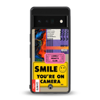 nostalgic stickers back phone cover | glass case for google pixel 6 pro