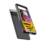 nostalgic stickers back phone cover | glass case for google pixel 6 pro