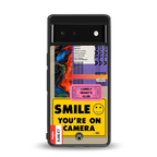 nostalgic stickers back phone cover | glass case for Google Pixel 6A
