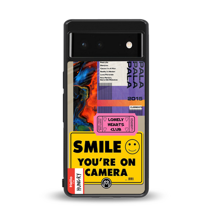 nostalgic stickers back phone cover | glass case for Google Pixel 6A