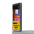 nostalgic stickers back phone cover | glass case for google pixel 6