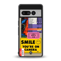 nostalgic stickers back phone cover | glass case for google pixel 7 pro