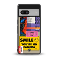 nostalgic stickers back phone cover | glass case for Google Pixel 7