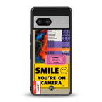 nostalgic stickers back phone cover | glass case for Google Pixel 7