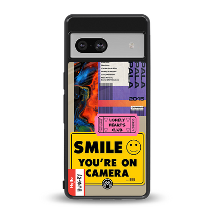 nostalgic stickers back phone cover | glass case for Google Pixel 7