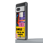 nostalgic stickers back phone cover | glass case for Google Pixel 7