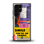 nostalgic stickers back phone cover | glass case for samsung galaxy s23 ultra