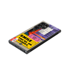 nostalgic stickers back phone cover | glass case for samsung galaxy s23 ultra