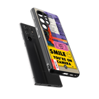nostalgic stickers back phone cover | glass case for samsung galaxy s25 ultra