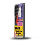 nostalgic stickers back phone cover | glass case for samsung galaxy s25 ultra