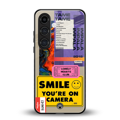 nostalgic stickers back phone cover | glass case for samsung galaxy s24 fe