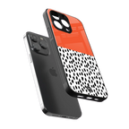 nostalgic tangerine back phone cover | glass case for iphone 13 pro max