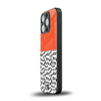 nostalgic tangerine back phone cover | glass case for iphone 13 pro