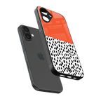 nostalgic tangerine back phone cover | glass case for iphone 16