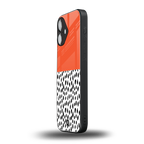 nostalgic tangerine back phone cover | glass case for iphone 16