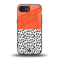 nostalgic tangerine back phone cover | glass case for iphone 16e
