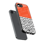 nostalgic tangerine back phone cover | glass case for iphone 16e