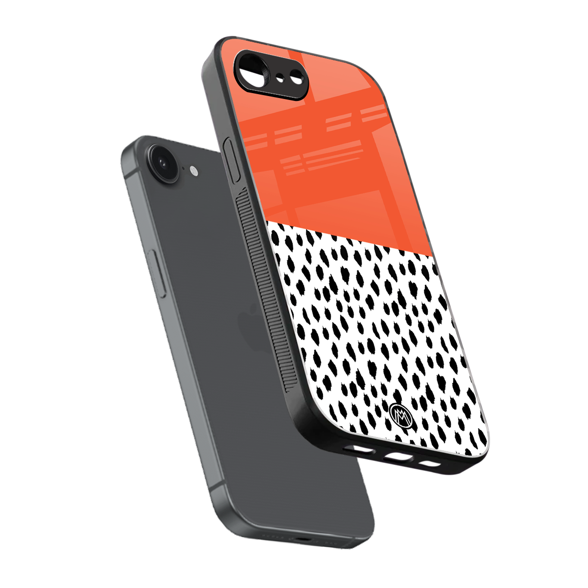 nostalgic tangerine back phone cover | glass case for iphone 16e