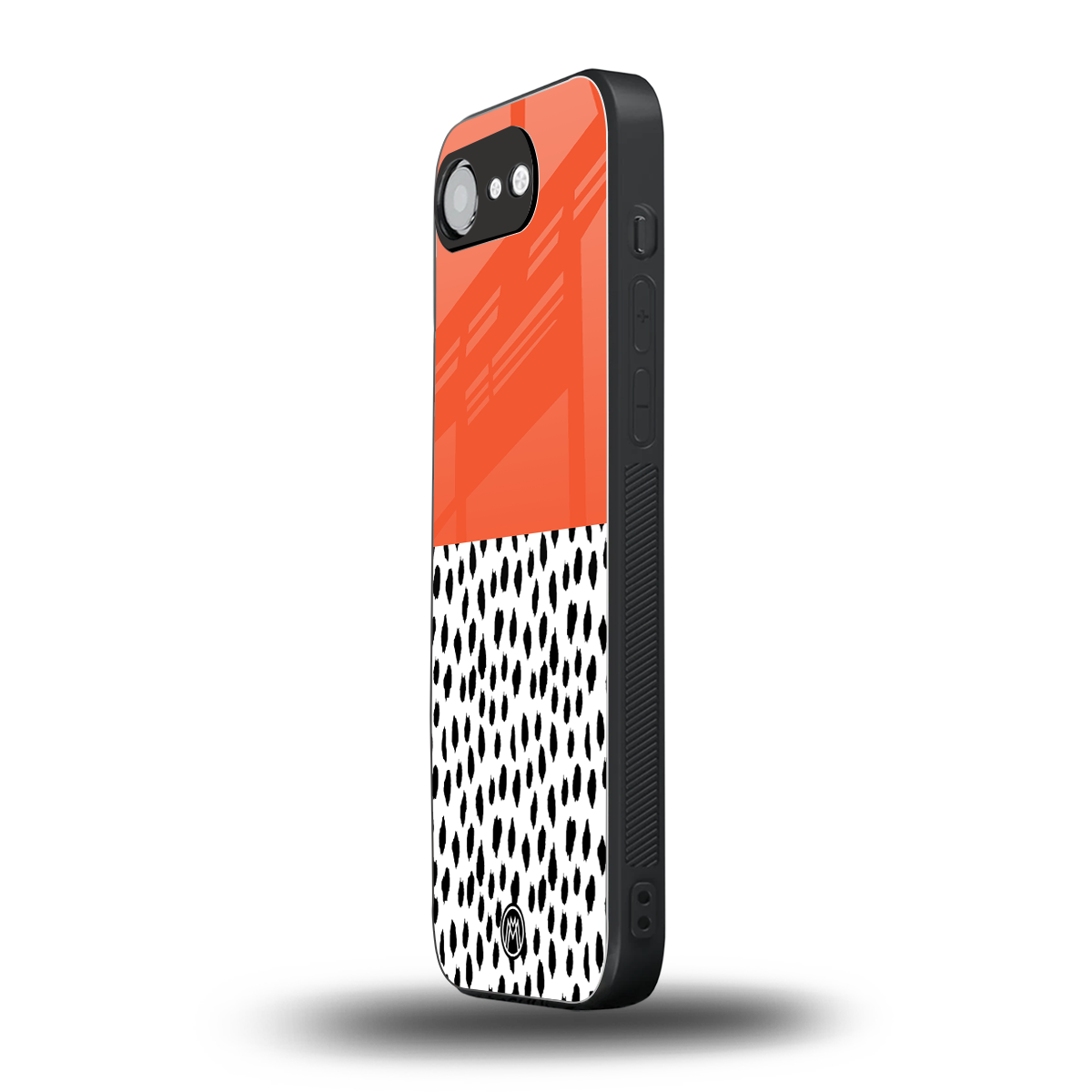 nostalgic tangerine back phone cover | glass case for iphone 16e