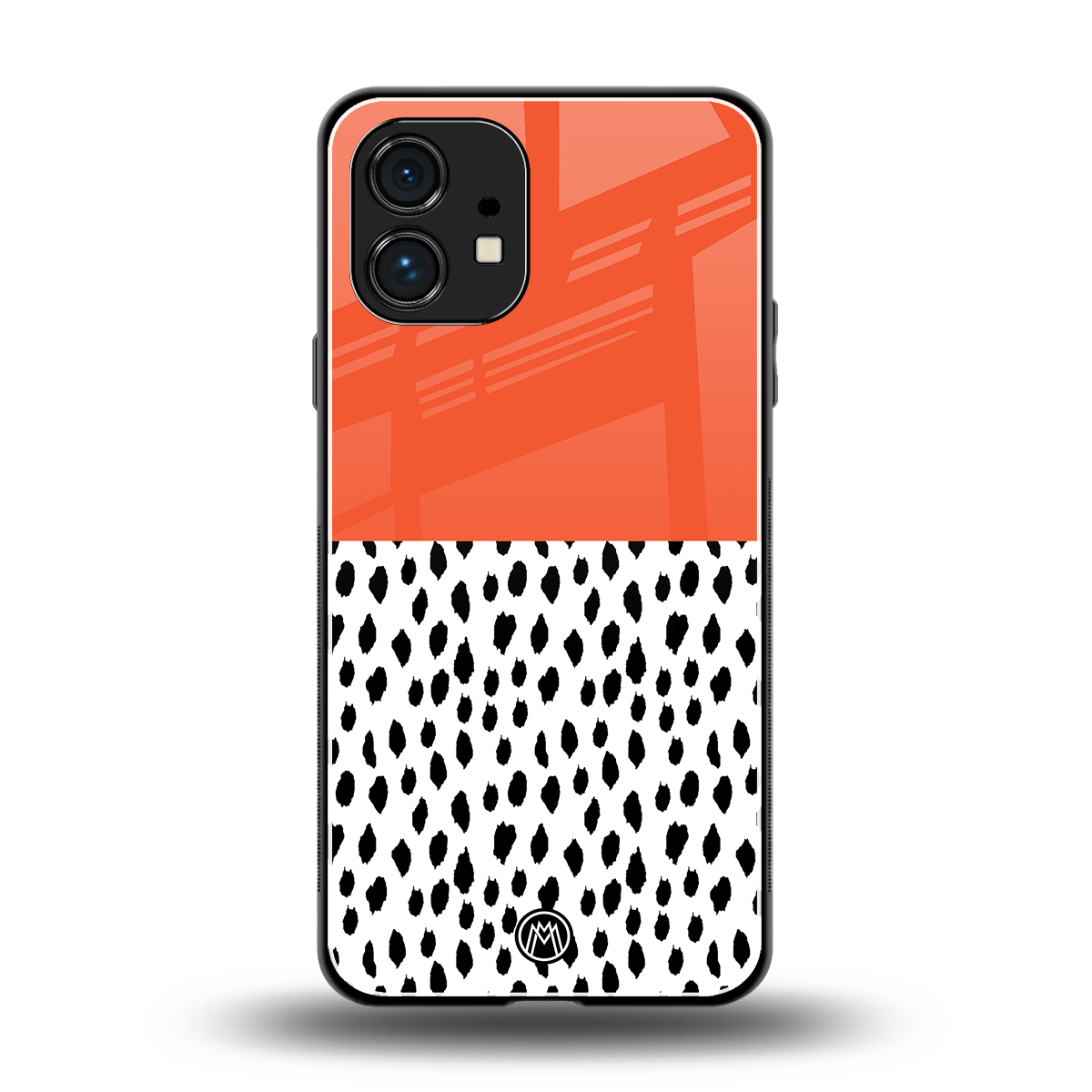 nostalgic tangerine back phone cover | glass case for nothing phone 1