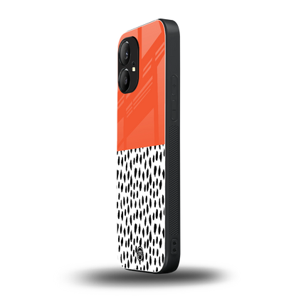 nostalgic tangerine back phone cover | glass case for nothing phone 1