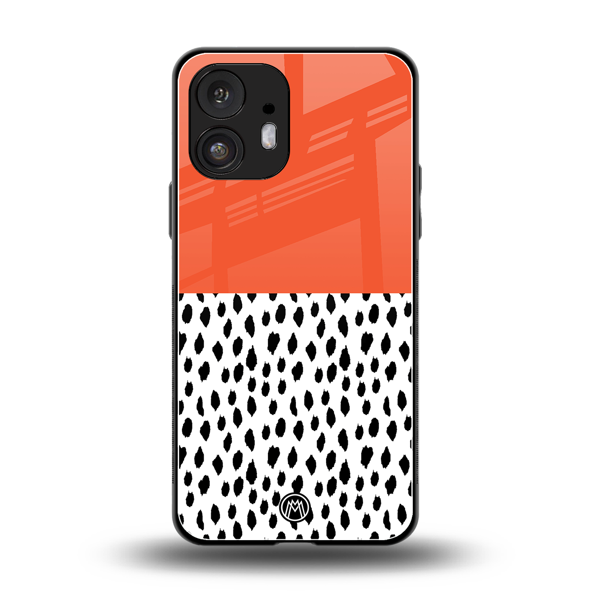 nostalgic tangerine back phone cover | glass case for nothing phone 2
