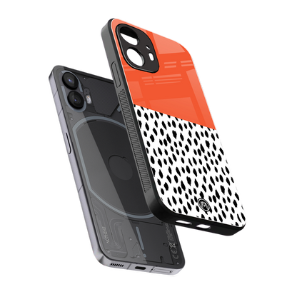 nostalgic tangerine back phone cover | glass case for nothing phone 2