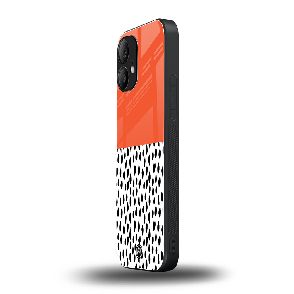 nostalgic tangerine back phone cover | glass case for nothing phone 2