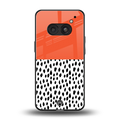 nostalgic tangerine back phone cover | glass case for nothing phone 2a