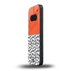 nostalgic tangerine back phone cover | glass case for nothing phone 2a