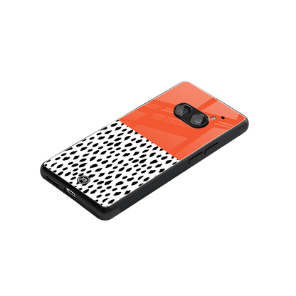 nostalgic tangerine back phone cover | glass case for nothing phone 2a