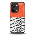 nostalgic tangerine back phone cover | glass case for oneplus nord 3