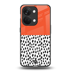 nostalgic tangerine back phone cover | glass case for oneplus nord 3