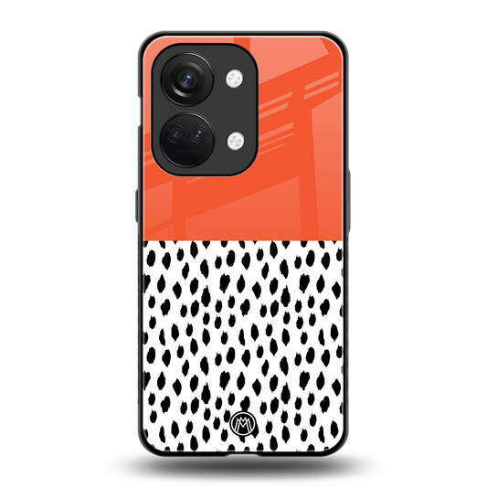 nostalgic tangerine back phone cover | glass case for oneplus nord 3