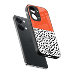 nostalgic tangerine back phone cover | glass case for oneplus nord 3