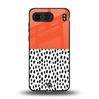 nostalgic tangerine back phone cover | glass case for oneplus nord 4