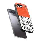nostalgic tangerine back phone cover | glass case for oneplus nord 4