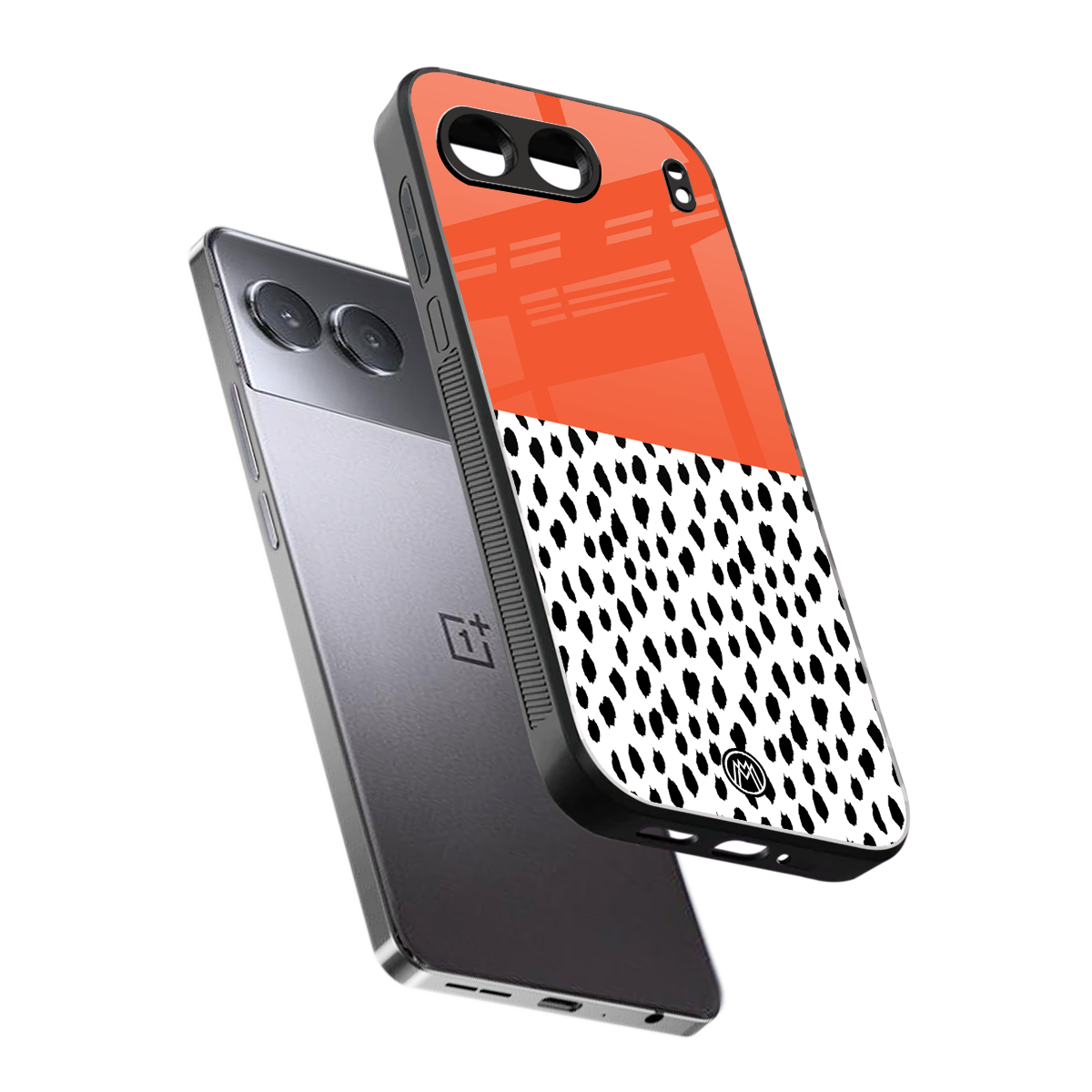 nostalgic tangerine back phone cover | glass case for oneplus nord 4