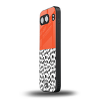 nostalgic tangerine back phone cover | glass case for oneplus nord 4