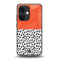 nostalgic tangerine back phone cover | glass case for oneplus nord ce 3